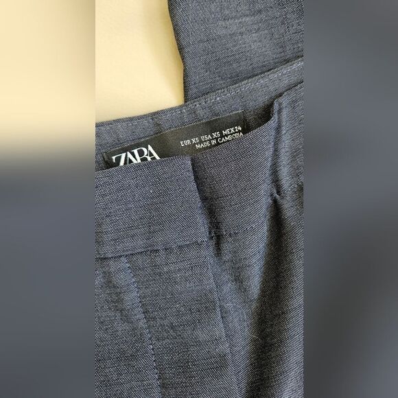 💝Zara dark grey ruffle pocket dress pants - Picture 5 of 5